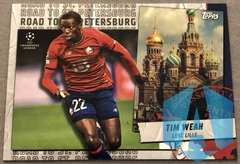 2021-22 Topps UEFA Champions League Road St. Petersburg #RSP-17 Tim Weah Lille